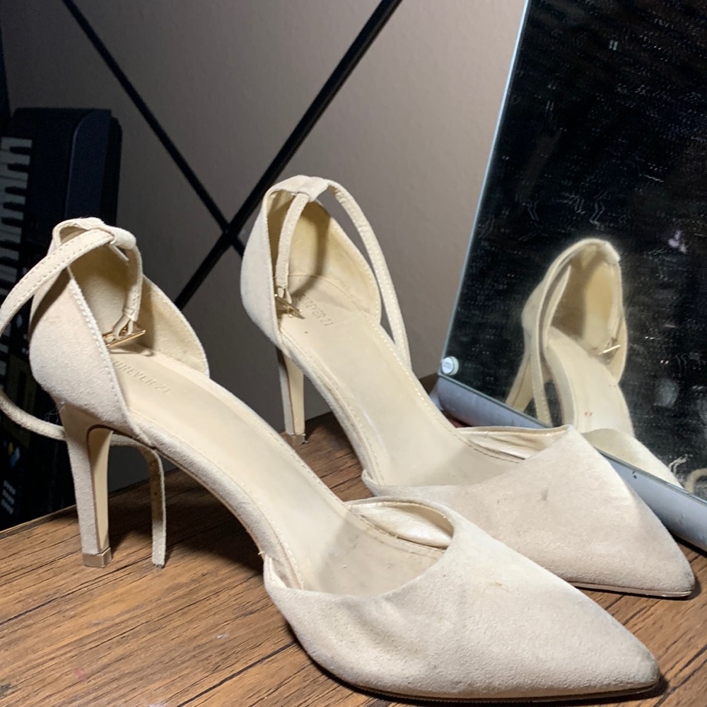 Nude Pointed Toe Heels Forever 21